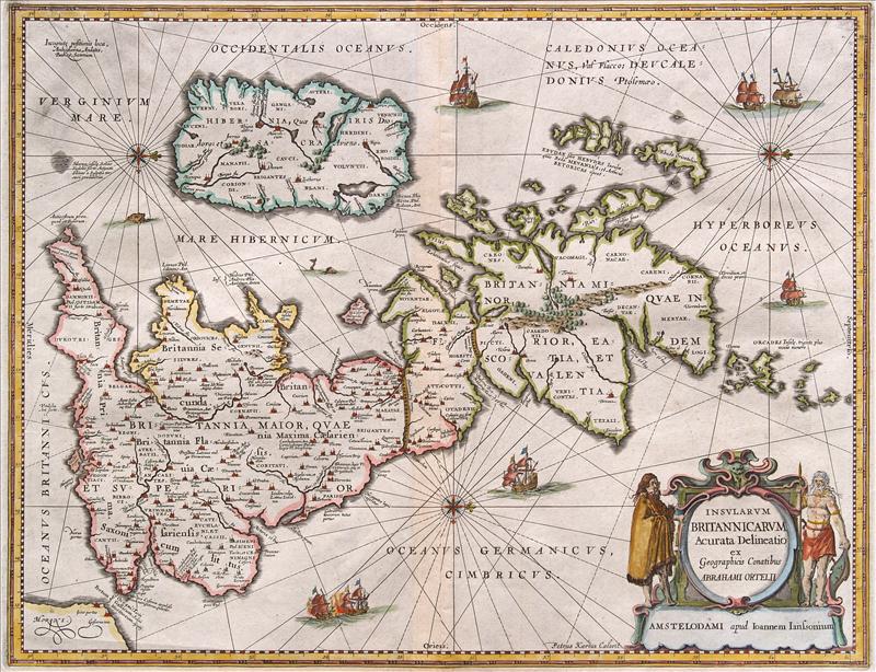 One of the many antique maps of the British Isles we have in stock.